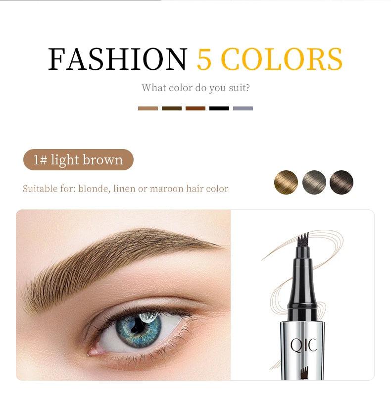 QIC 4-TIP WATERPROOF MICROBLADING BROW PEN - BeautifyFit