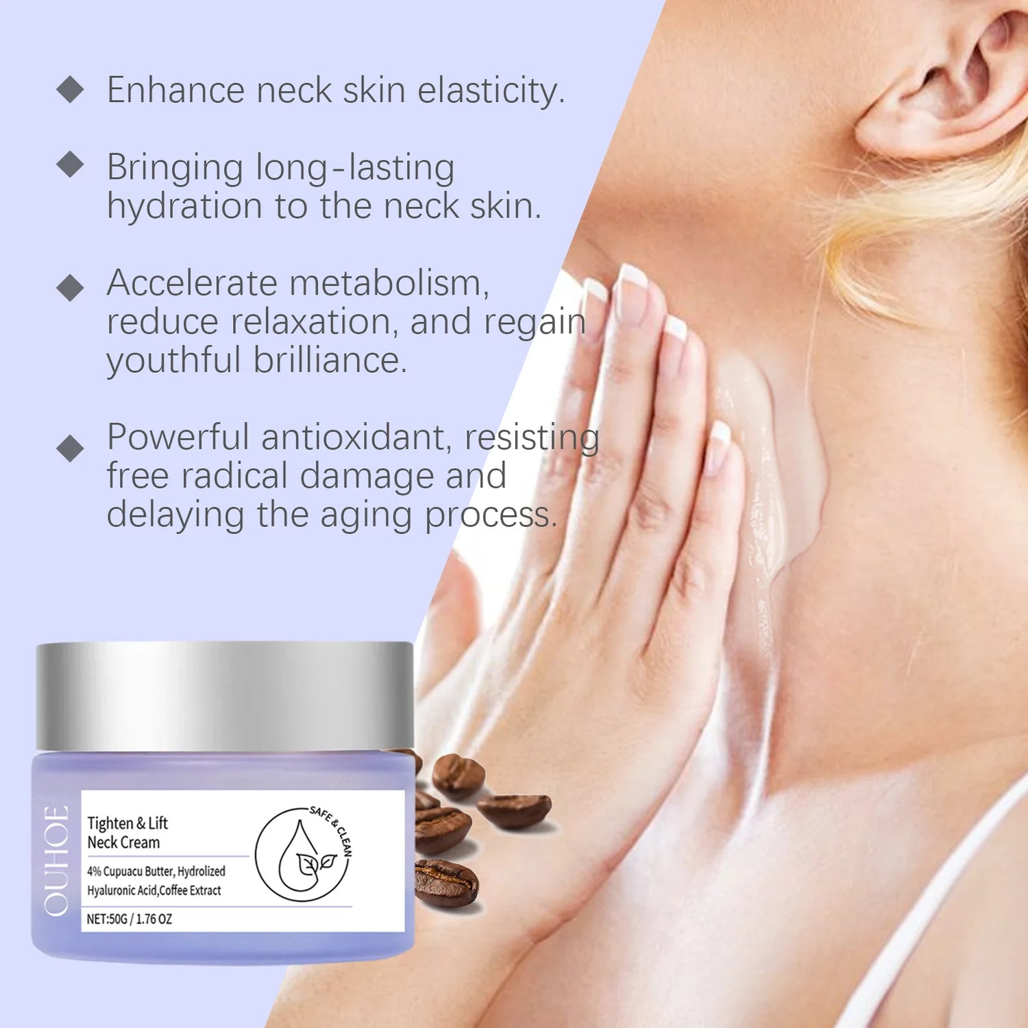 OUHOE Neck Firming Cream - Lifting & Tighten - BeautifyFit