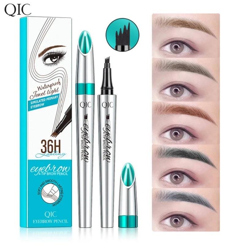 QIC 4-TIP WATERPROOF MICROBLADING BROW PEN - BeautifyFit