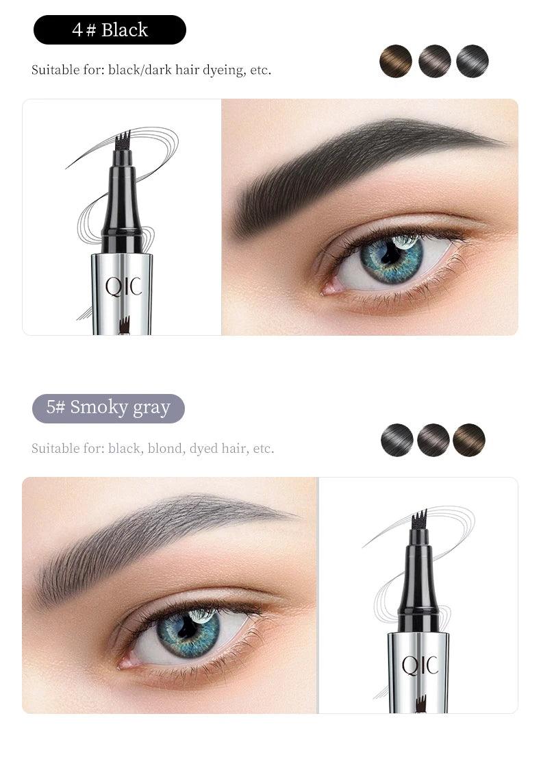 QIC 4-TIP WATERPROOF MICROBLADING BROW PEN - BeautifyFit