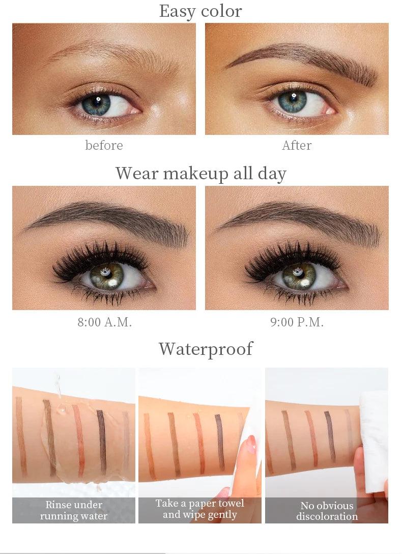 QIC 4-TIP WATERPROOF MICROBLADING BROW PEN - BeautifyFit