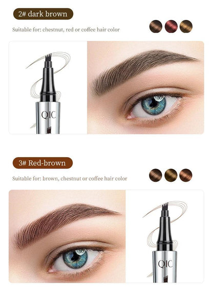 QIC 4-TIP WATERPROOF MICROBLADING BROW PEN - BeautifyFit