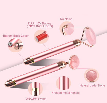 2-IN-1 Electric Jade Roller Facial Massager