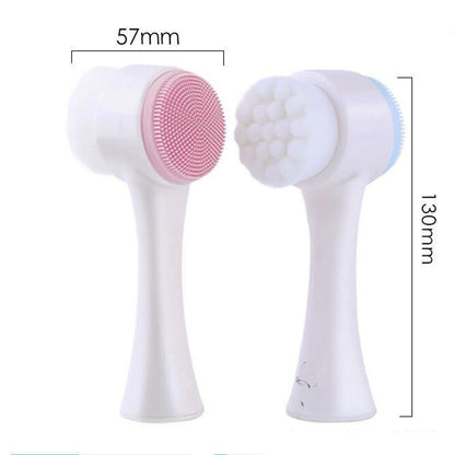 DOUBLE SIDED SILICONE FACIAL CLEANSER BRUSH - BeautifyFit