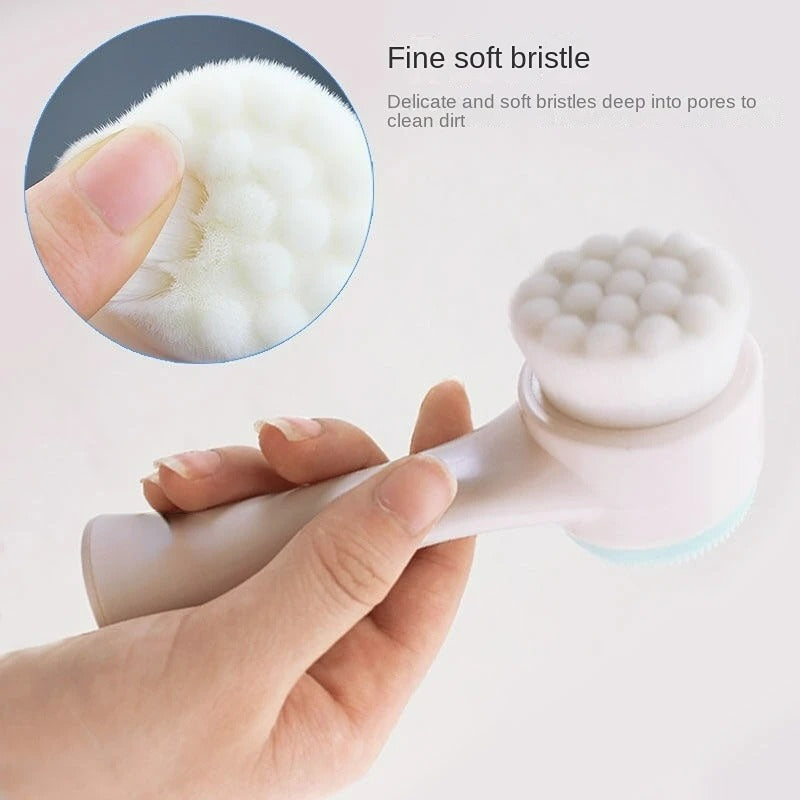 DOUBLE SIDED SILICONE FACIAL CLEANSER BRUSH - BeautifyFit