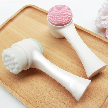 DOUBLE SIDED SILICONE FACIAL CLEANSER BRUSH - BeautifyFit