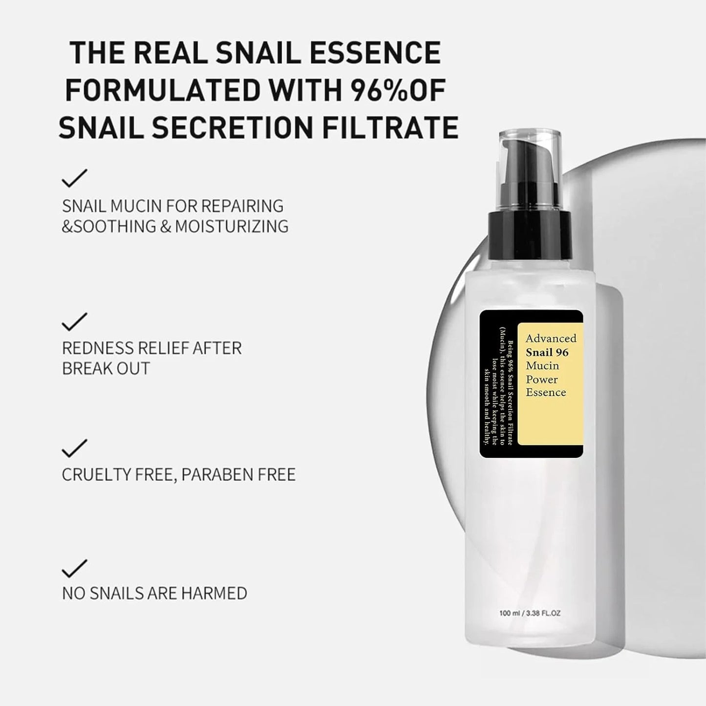 Cosrx Advance Snail 96% Mucin Power Essence - BeautifyFit