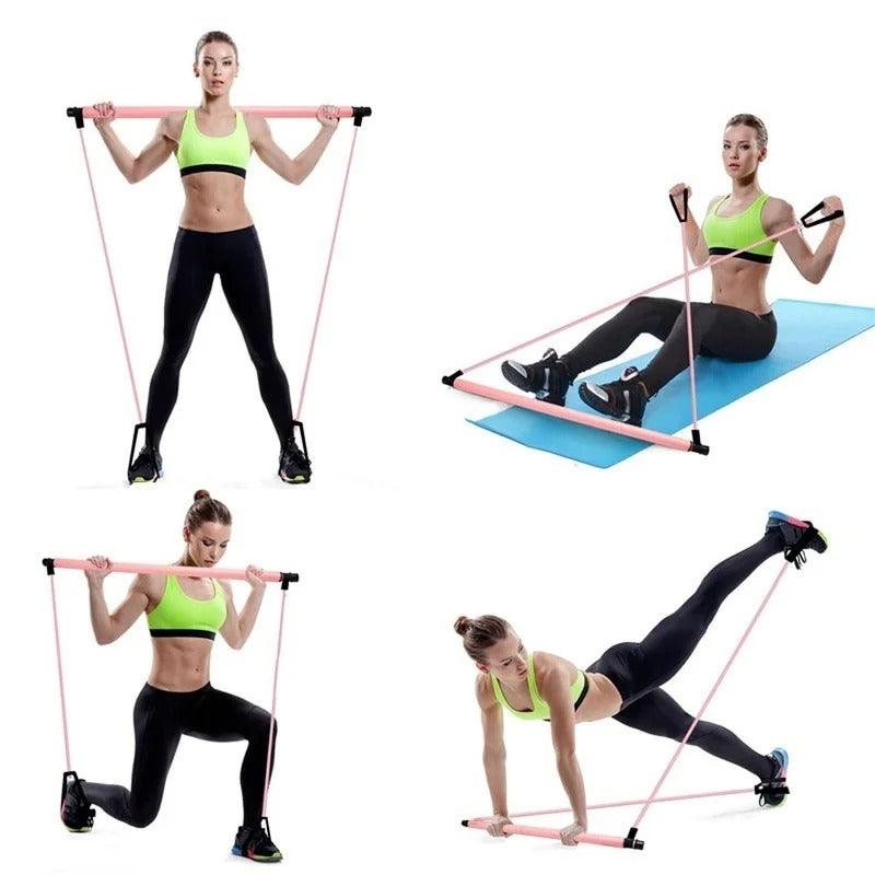 BAR WITH RESISTANCE BAND - BeautifyFit