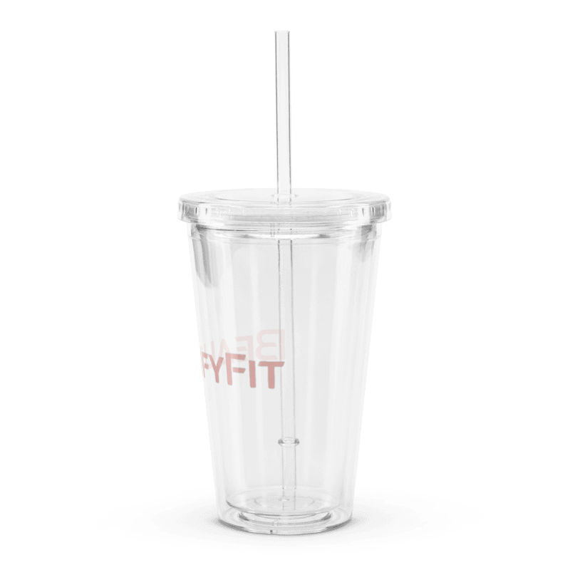 CrystalSip Tumbler - Double Wall Clear Plastic (16 oz)