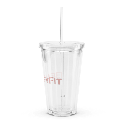 CrystalSip Tumbler - Double Wall Clear Plastic (16 oz)